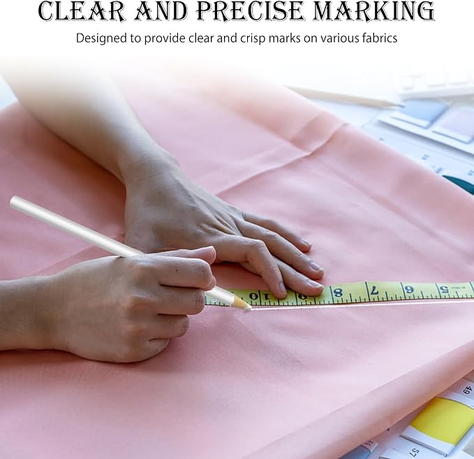 Sewing Marking Pencils for Fabric Tailor Mark Pencil Fabric Chalk Pencils - Image 2