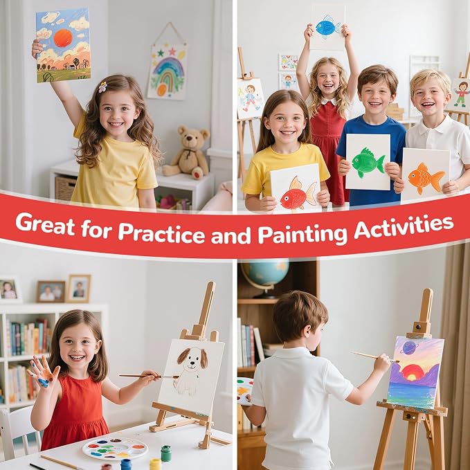 Canvas Boards for Painting 24 Pack, 5x7 Inch Small Canvas for Kids, Mini Canvas - Image 6