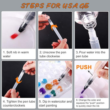 Watercolor Paint Set, 48 Color Watercolor - Image 6