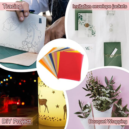 PATIKIL 30 Sheets Vellum Paper 8.5x11inches, Printable Translucent Paper 100GSM - Image 4