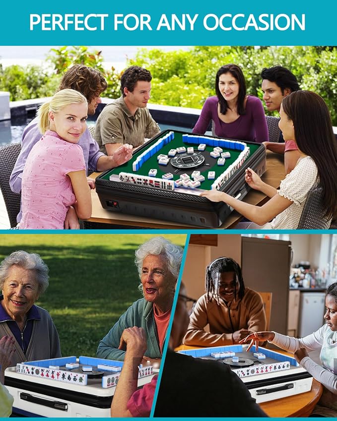Portable Automatic Mahjong Table, Hand-held Mini-Mahjong, Automatic Mahjong - Image 2
