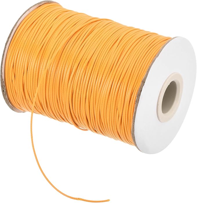 MECCANIXITY Waxed Cord 1.2mm Waxed Polyester Cord 175 Yard Wax String by MECCANIXITY