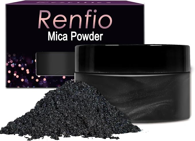 Renfio Mica Powder Pigment Natural Fine Powdered Pigments Pearl Shimmer Epoxy by Renfio
