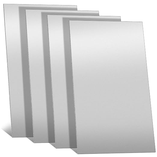 4 Pcs 16 Gauge 12 x 6 Inch Metal Steel Sheet Steel Plate Mild Carbon Cold by Yaocom