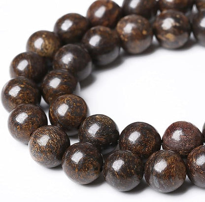116pcs 6mm Natural Stone Beads Brown Bronzite Gemstone Round Loose Beads - Image 4