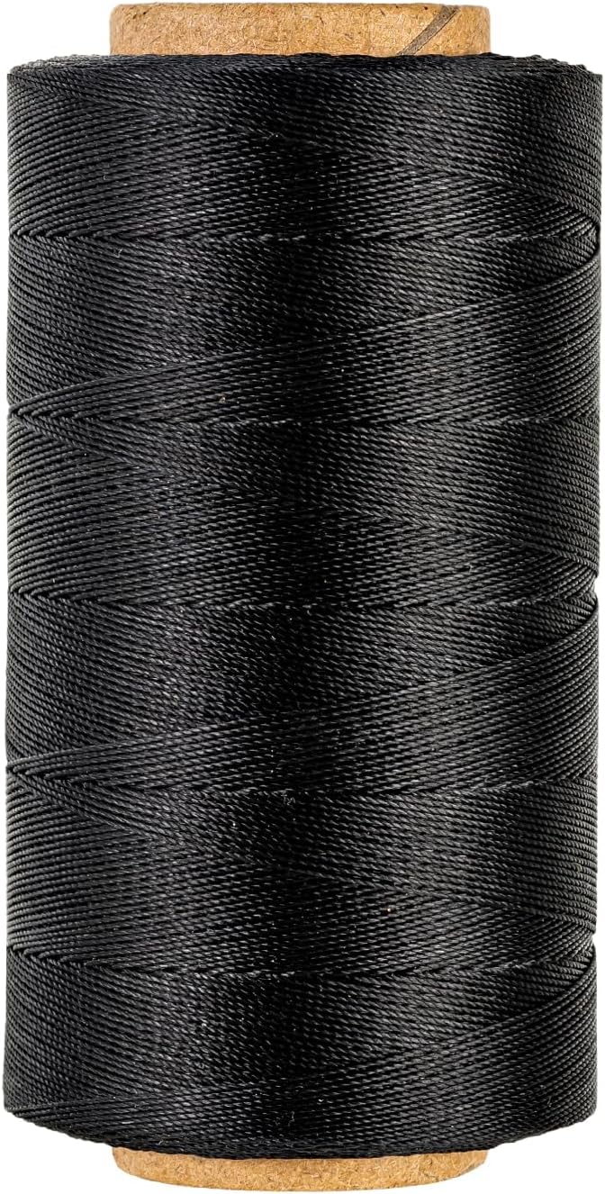Thin Wax Polyester Thread, 547 Yards, 3 Ply Round Waxed Cord Strings by Wearecommittedtohelpingpeoplecreatebeautifuluniqueandpersonalizedhandcraftedcreations