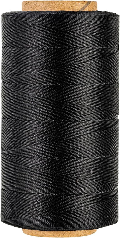 Thin Wax Polyester Thread, 547 Yards, 3 Ply Round Waxed Cord Strings by Wearecommittedtohelpingpeoplecreatebeautifuluniqueandpersonalizedhandcraftedcreations