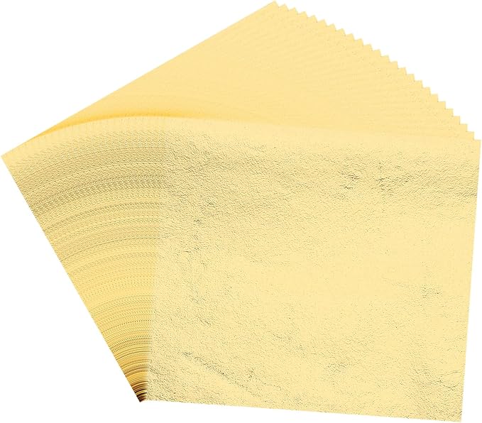 PATIKIL Gold Leaf Sheets for Art 3.7" x 3.4" by PATIKIL