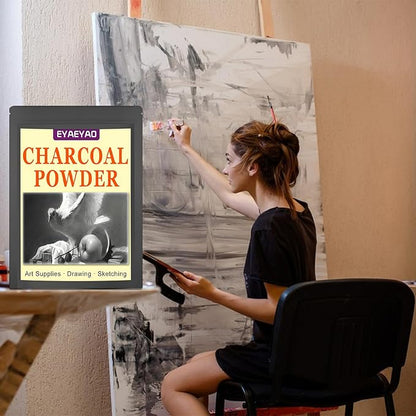 Premium Charcoal Powder for Drawing & Sketching - Image 6