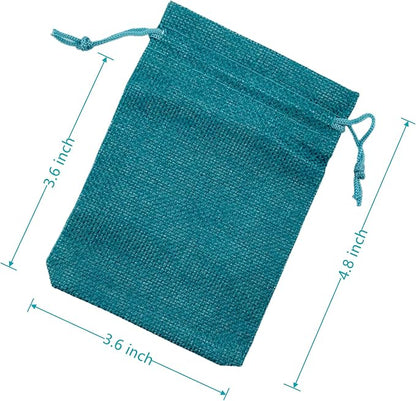 Palmhomee Pack Of 25 Burlap Gift Bags - Image 2