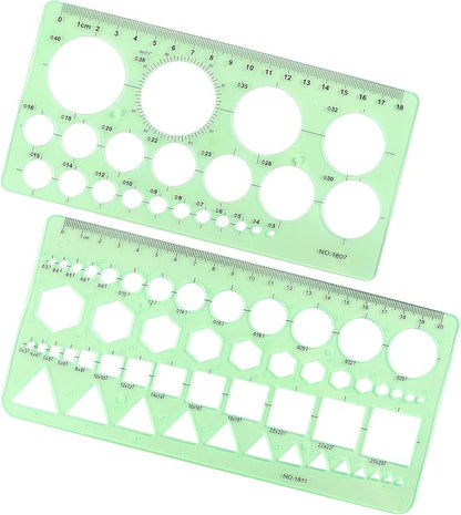 Tamaki Circle Template Measuring Geometry Ruler Geometric Drawings Stencils by Tamaki