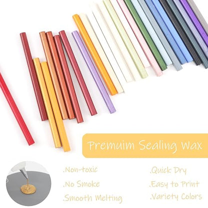 52pcs Sage Green Wax Sealing Sticks, Andotopee Glue Gun Adhesive Seal Sticks - Image 5