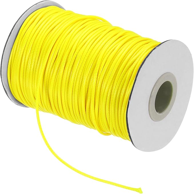 MECCANIXITY Waxed Cord 1.5mm Waxed Thread 87 Yard Wax String Leather Cord by MECCANIXITY