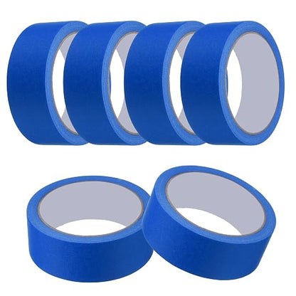 MECCANIXITY Masking Tape 1.4 Inch x 21 Yard Painter's Tape Blue Paint Tapes by MECCANIXITY