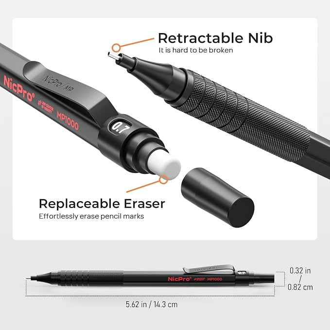 Nicpro 22PCS Art Mechanical Pencil Set - Image 3