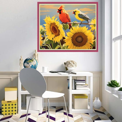 Disnesart Cross Stitch Stamped Full Embroidery Kits DIY 11CT Cotton Thread - Image 2