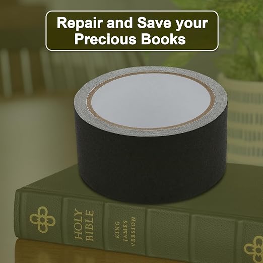 Cloth Bookbinding Repair Tape Matte Book Repair Tape 2 Inch by 33 Feet Self - Image 5