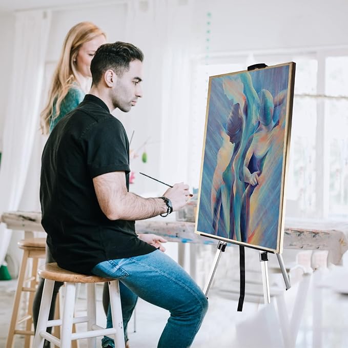 Art Artist Easel Stand for Painting, Portable Adjustable Easels for Painting - Image 8