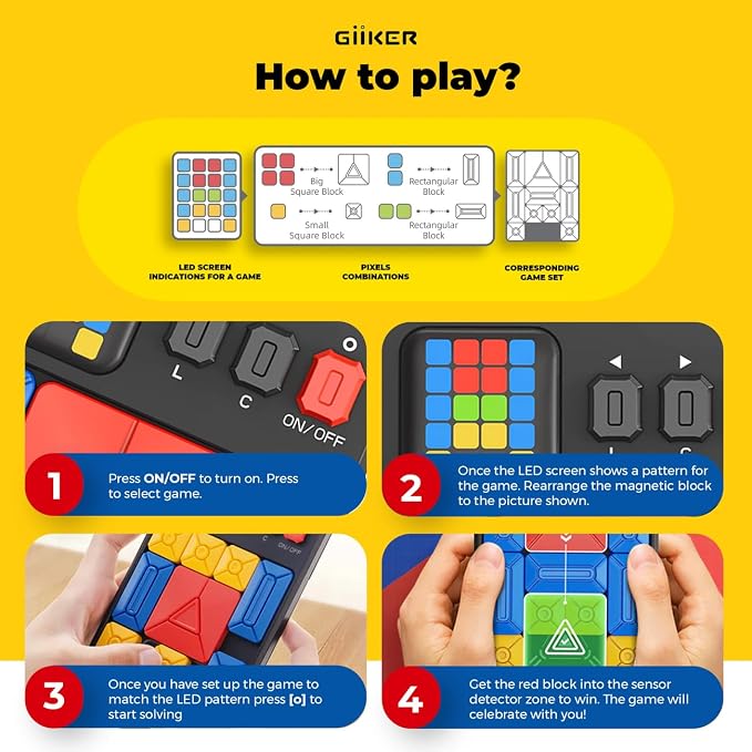 GiiKER Super Slide Puzzle Games, Original 500+ Challenges Brain Teaser Puzzle - Image 2