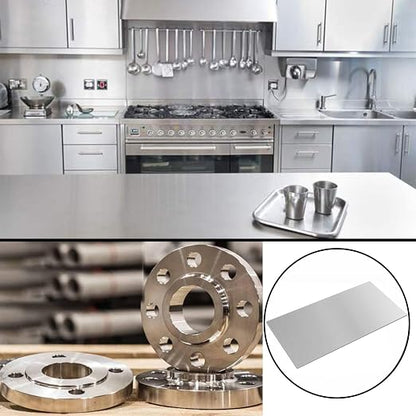 304 Stainless Steel Sheets Metal 6" x 12" x 1/8" Inch 304 Stainless Steel - Image 7