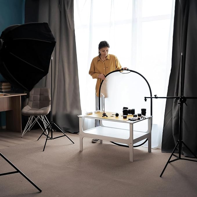 WELLMAKING 24'' x 36'' Photography Reflector 5-in-1 Collapsible Light Reflector - Image 7