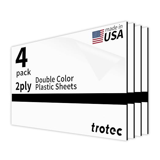 Trotec TroLase | 12"x24"x1/16", Guillotine | Made in USA by TrotecEngravingSupplies