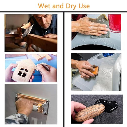 30Pcs 9 x 3.6 Inchs 180 Grit Wet and Dry Handmade Universal Sanding Sheets - Image 5
