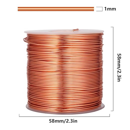 328 Feet Aluminum Craft Wire, 18 Gauge Copper Bendable Soft Metal Aluminum Wire - Image 2