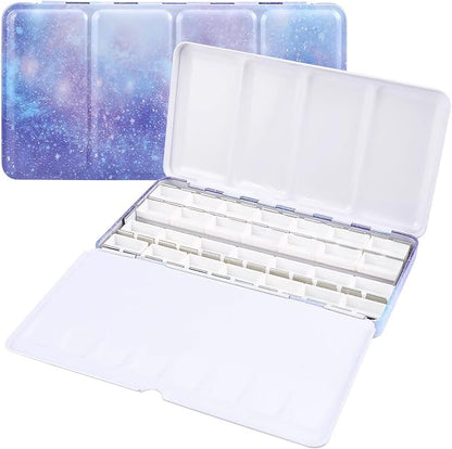 LOONENG Empty Watercolor Palette, Empty Watercolor Tin by LOONENG