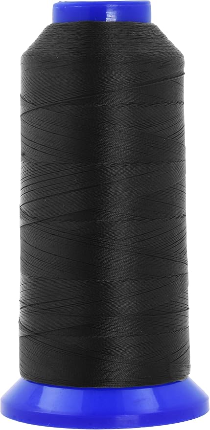 Mandala Crafts Black Heavy Duty Thread -1500 Yds Tex 70 Thread by MandalaCrafts