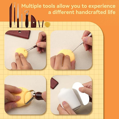 Pottery Tools Kit, Clay Tools Set, Ceramic Tool Kit, Pottery Tools and Supplies - Image 4