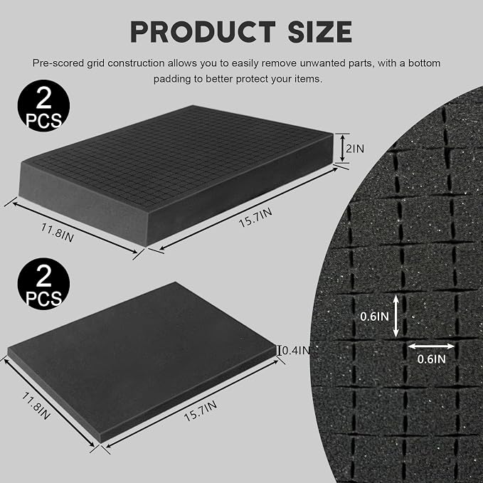 Pick and Pluck Foam Sheets, Tool Box, Storage Drawer - Image 4
