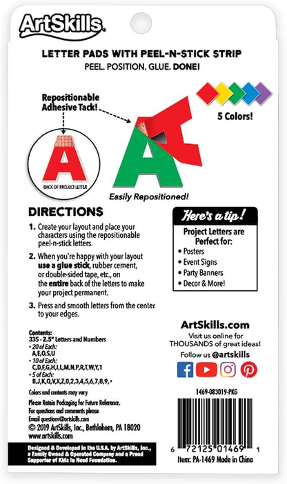 ArtSkills Poster Letters 2.5” Paper Letters - Image 2