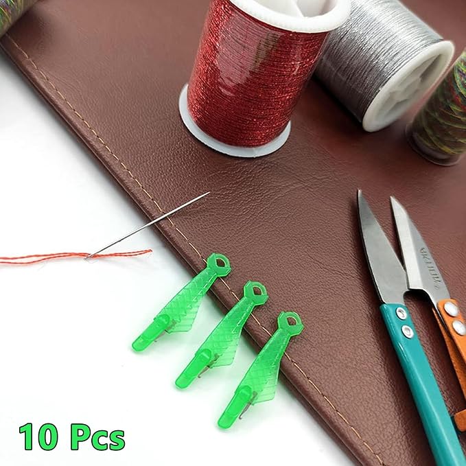 10 Pcs Fish Mouth Sewing Machine Needle Threader, 2024 New Upgraded Automatic - Image 7