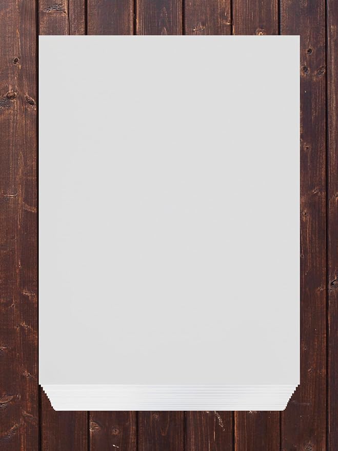 White Foam Board 12 x 18 x 1/8" Inch, 15 Pack Acid-Free Foam Core Poster Board - Image 8