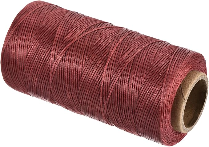MECCANIXITY Waxed Thread, 197 Yard 1mm 210D Flat Wax Thread Polyester Waxed by MECCANIXITY