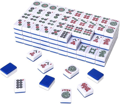 American Mahjong Tile Set with 166 Navy Blue Back Tiles by GAMETROVE