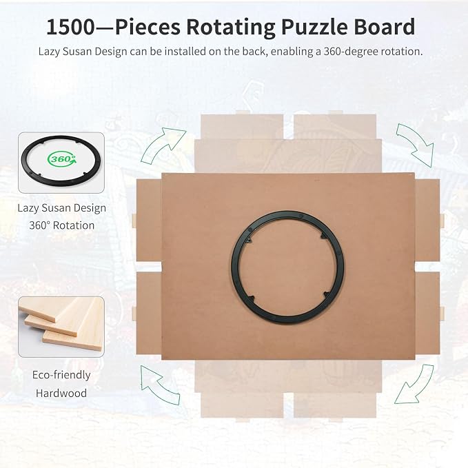 1500 Pieces Rotating Puzzle Board - Image 3