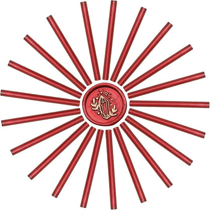 SWANGSA 20 Pieces Glue Gun Sealing Wax Sticks Metallic Red - Image 3