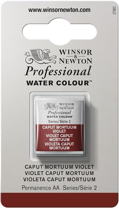Winsor & Newton Professional Water Colour Paint, Half Pan, Caput Mortuum Violet by WinsorNewton