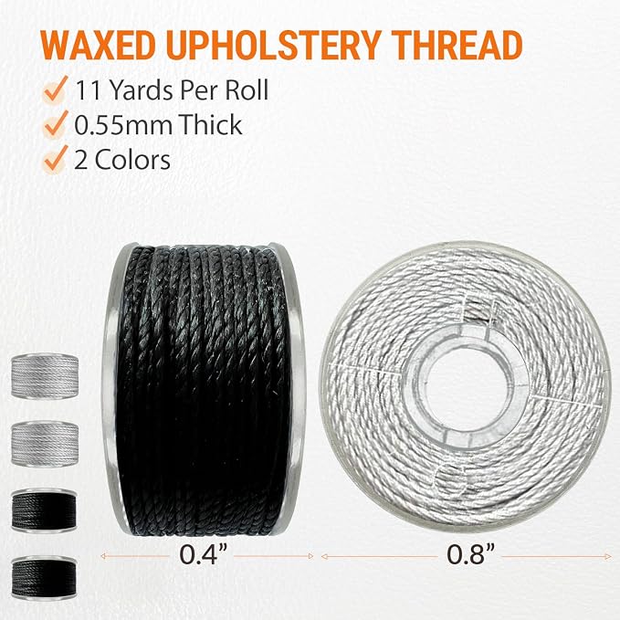 VONEEDL Heavy Duty Sewing Needles & Waxed Thread - Image 3