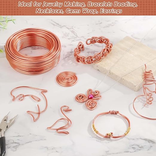 Aluminum Wire, Anezus 9 Gauge Craft Bendable Armature Thick Wire - Image 7