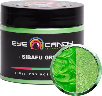 Eye Candy Pigments Premium Green Mica Powder by EyeCandyPigments
