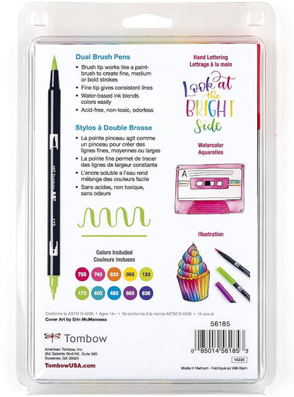 Tombow 56185 Dual Brush Pen Art Markers, Brush and Fine Tip Markers - Image 2