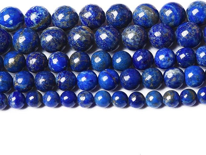 6mm 120PCS AAA+ Natural Lapis Lazuli Gemstone Beads Round Loose Stone Beads by NaturalStoneBeads
