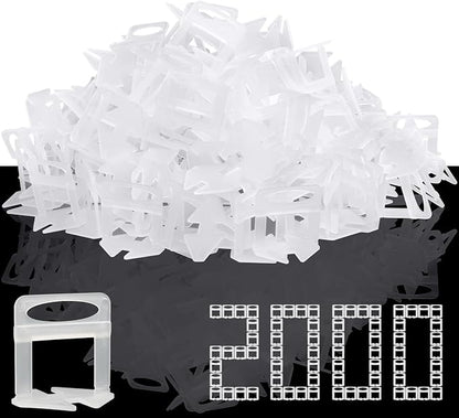 DGSL Tile Leveling System, 2000-Piece 1/16" Tile Spacers Clips Tile Tools by DGSL