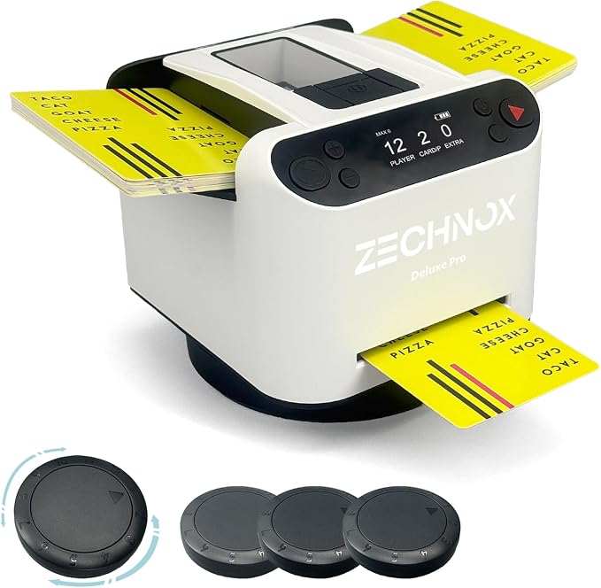 2025 New Smart 2-in-1 Automatic Card Shuffler and Dealer, Programmable Card by ZechnoX