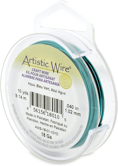 Artistic Wire, 18 Gauge Tarnish Resistant Colored Copper Craft Wire, 10 yd by Unknown