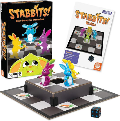 MindWare Stabbits: Strategic Bunny Battle Game – Beware of Backstabbing Rabbits by MindWare