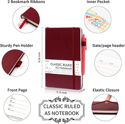feela 24 Pack Journal Notebook for Work, Business Notebook Bulk Hardcover Lined - Image 2